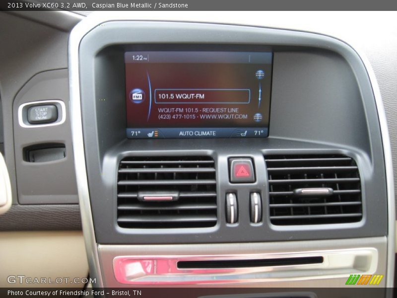 Caspian Blue Metallic / Sandstone 2013 Volvo XC60 3.2 AWD