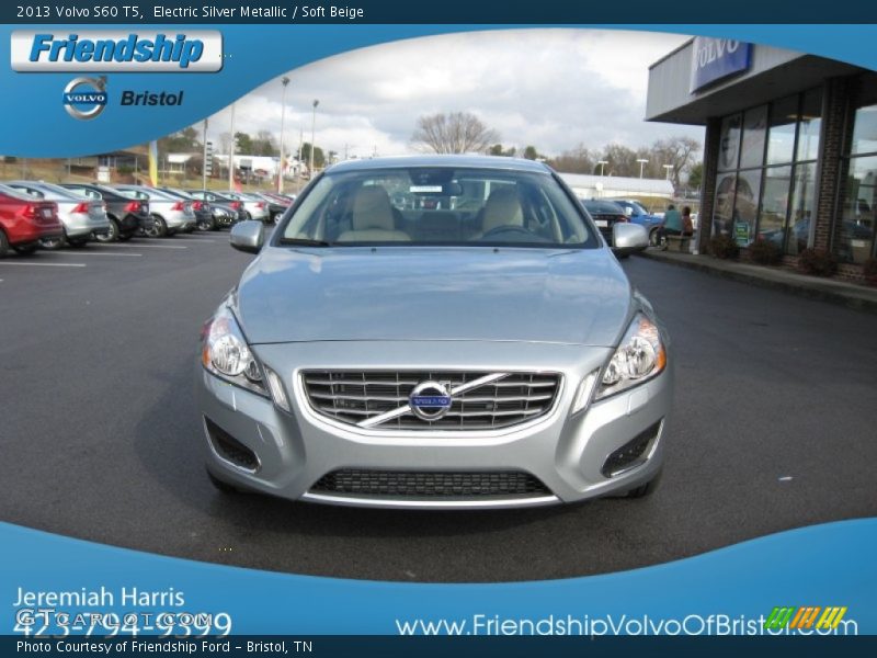 Electric Silver Metallic / Soft Beige 2013 Volvo S60 T5