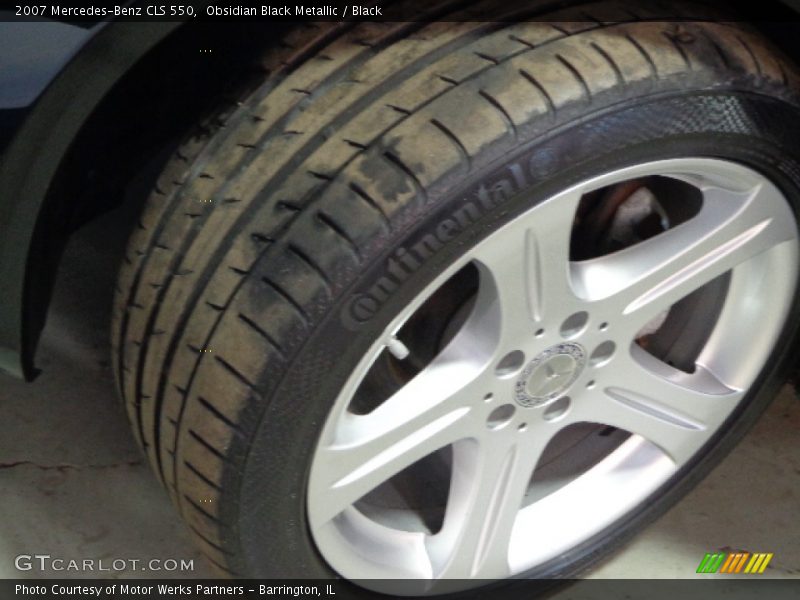 Obsidian Black Metallic / Black 2007 Mercedes-Benz CLS 550