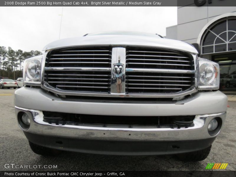 Bright Silver Metallic / Medium Slate Gray 2008 Dodge Ram 2500 Big Horn Quad Cab 4x4