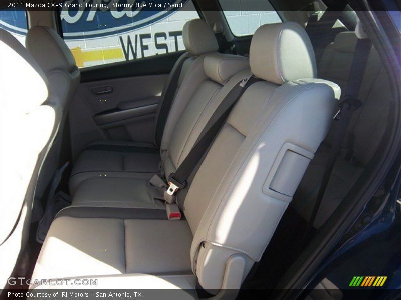 Stormy Blue Mica / Sand 2011 Mazda CX-9 Grand Touring