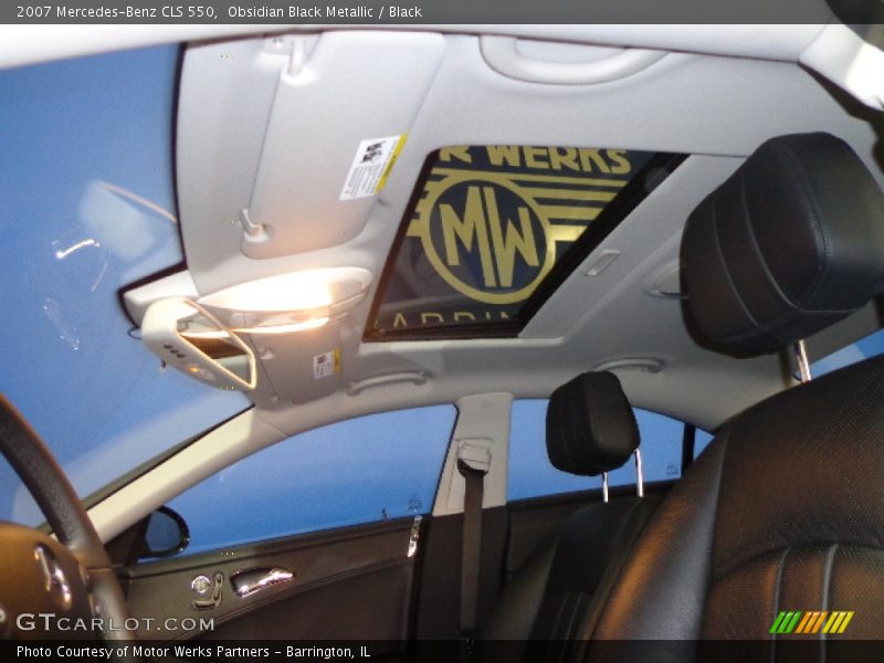Obsidian Black Metallic / Black 2007 Mercedes-Benz CLS 550