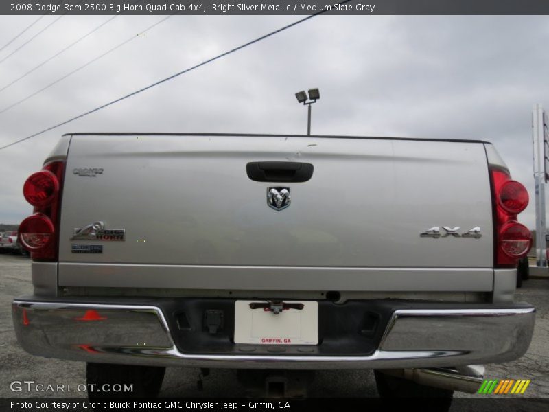 Bright Silver Metallic / Medium Slate Gray 2008 Dodge Ram 2500 Big Horn Quad Cab 4x4