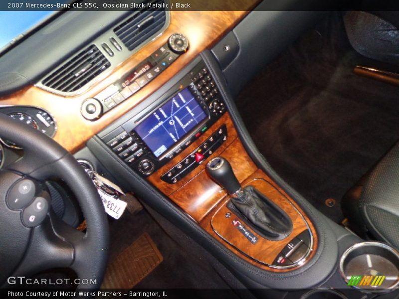 Obsidian Black Metallic / Black 2007 Mercedes-Benz CLS 550