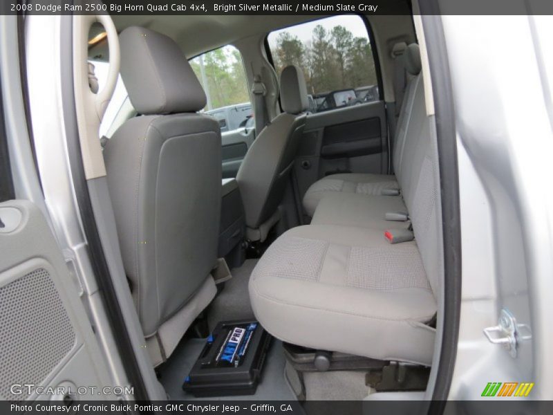 Bright Silver Metallic / Medium Slate Gray 2008 Dodge Ram 2500 Big Horn Quad Cab 4x4