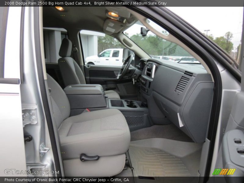 Bright Silver Metallic / Medium Slate Gray 2008 Dodge Ram 2500 Big Horn Quad Cab 4x4
