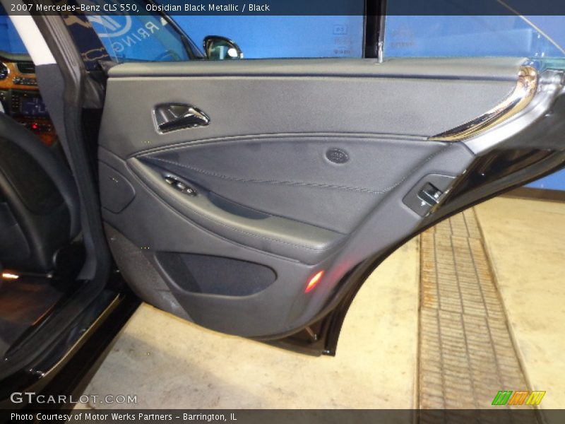 Obsidian Black Metallic / Black 2007 Mercedes-Benz CLS 550