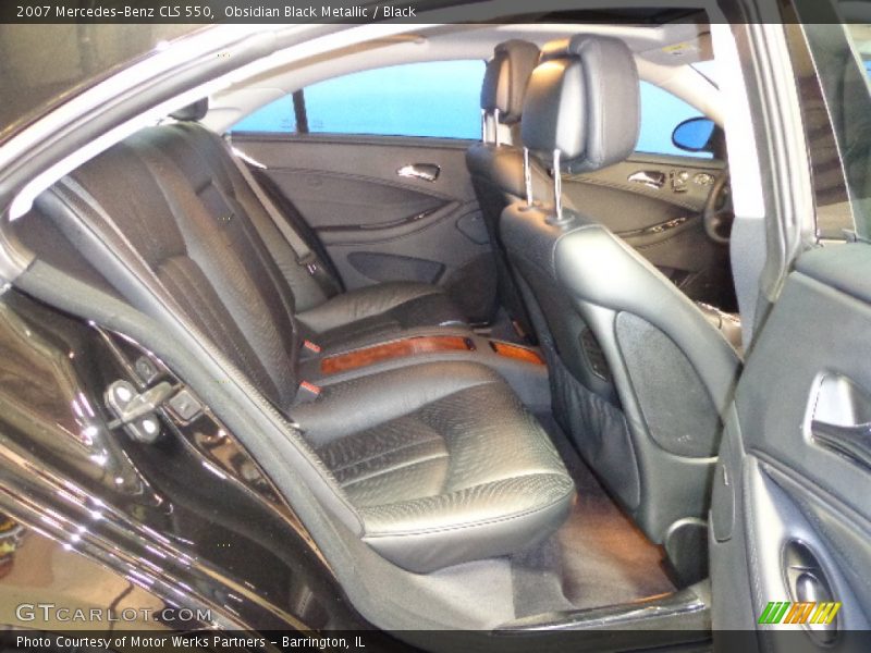 Obsidian Black Metallic / Black 2007 Mercedes-Benz CLS 550
