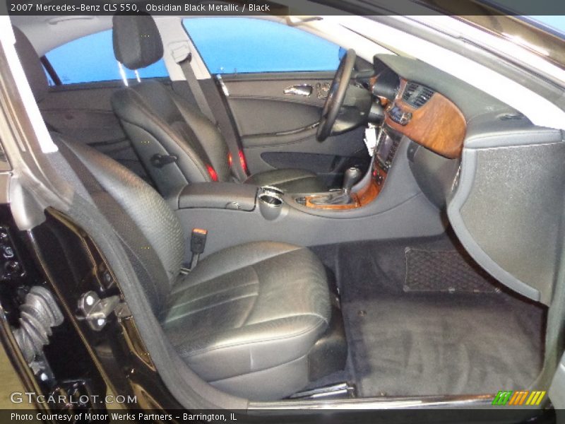 Obsidian Black Metallic / Black 2007 Mercedes-Benz CLS 550