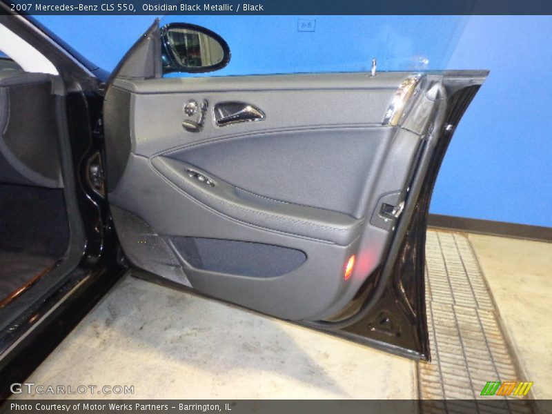 Obsidian Black Metallic / Black 2007 Mercedes-Benz CLS 550