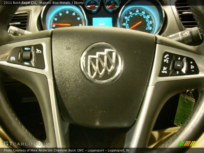 Majestic Blue Metallic / Ebony 2011 Buick Regal CXL