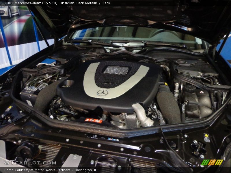 Obsidian Black Metallic / Black 2007 Mercedes-Benz CLS 550