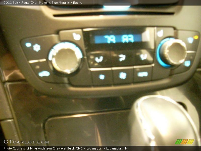 Majestic Blue Metallic / Ebony 2011 Buick Regal CXL