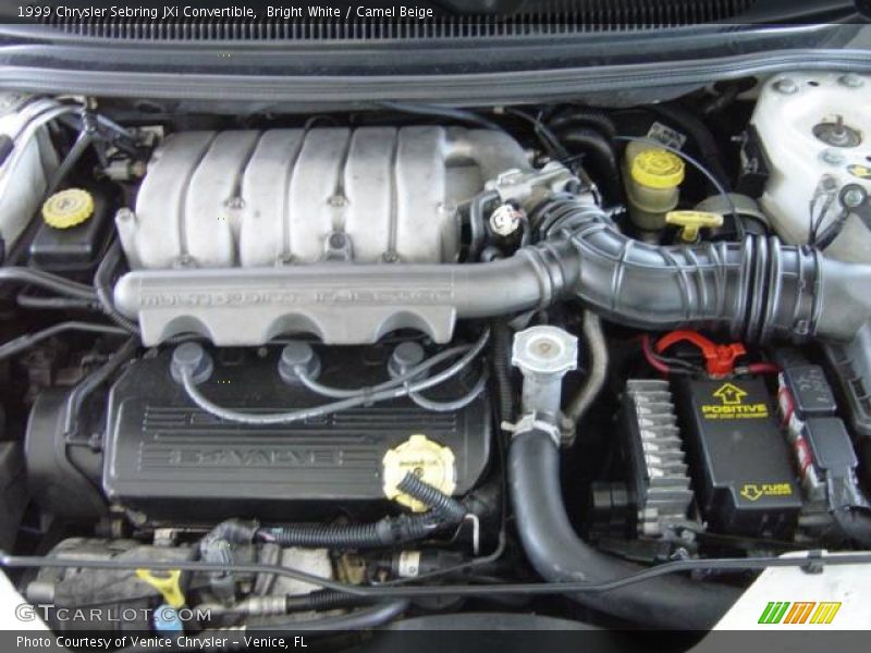 Bright White / Camel Beige 1999 Chrysler Sebring JXi Convertible