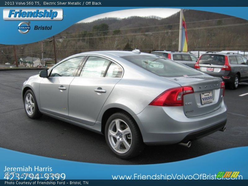 Electric Silver Metallic / Off Black 2013 Volvo S60 T5