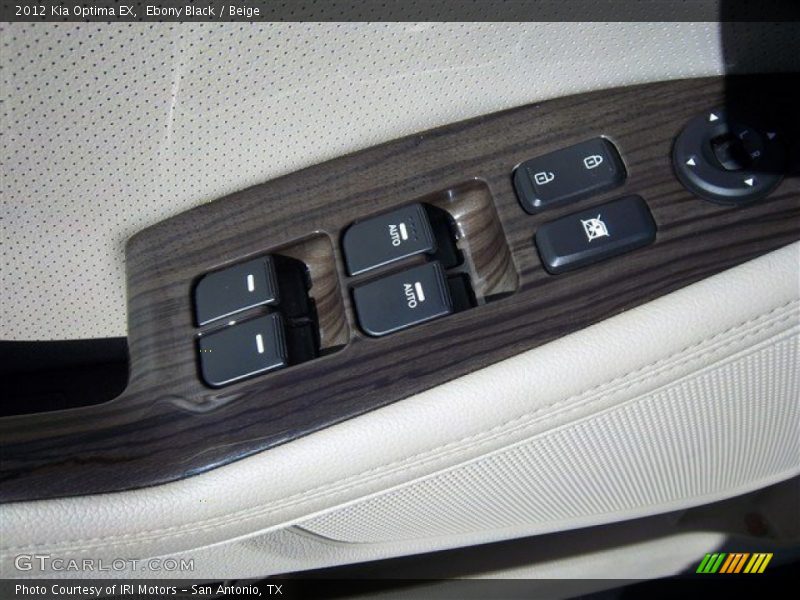 Ebony Black / Beige 2012 Kia Optima EX
