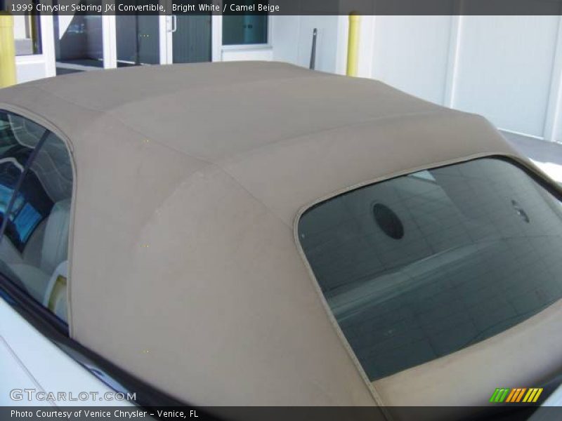 Bright White / Camel Beige 1999 Chrysler Sebring JXi Convertible
