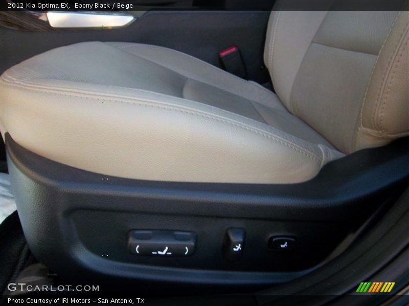 Ebony Black / Beige 2012 Kia Optima EX