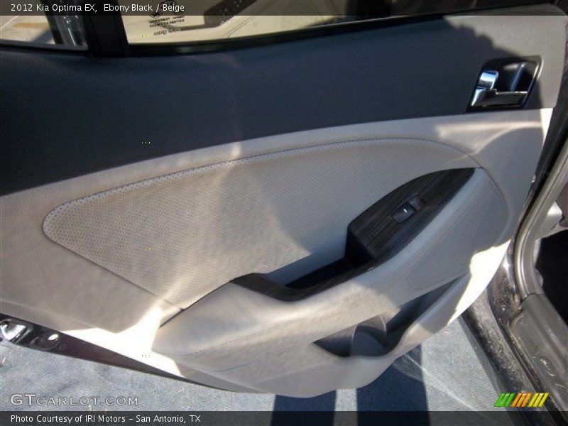 Ebony Black / Beige 2012 Kia Optima EX