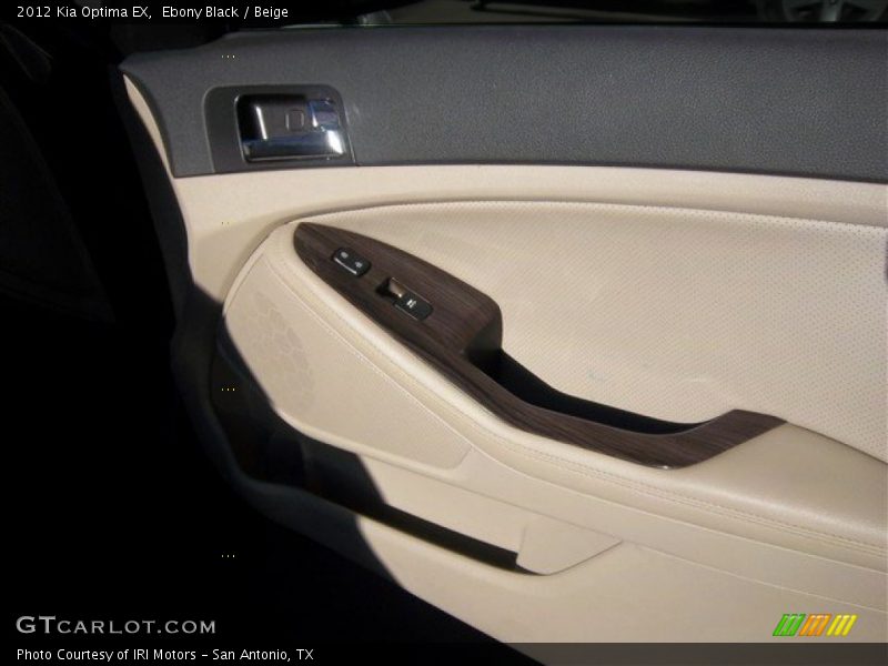 Ebony Black / Beige 2012 Kia Optima EX