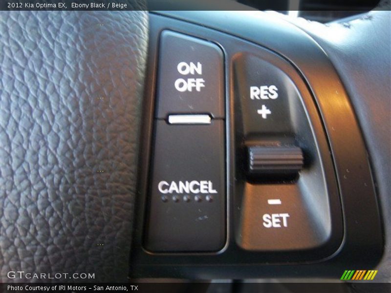 Ebony Black / Beige 2012 Kia Optima EX