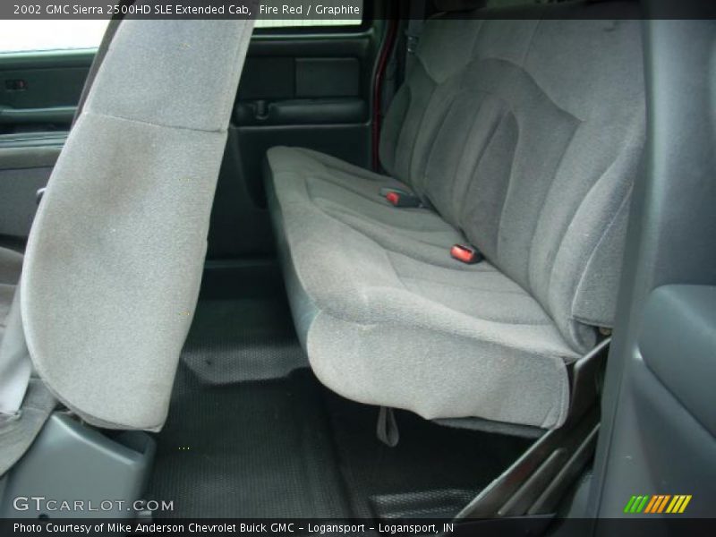 Fire Red / Graphite 2002 GMC Sierra 2500HD SLE Extended Cab