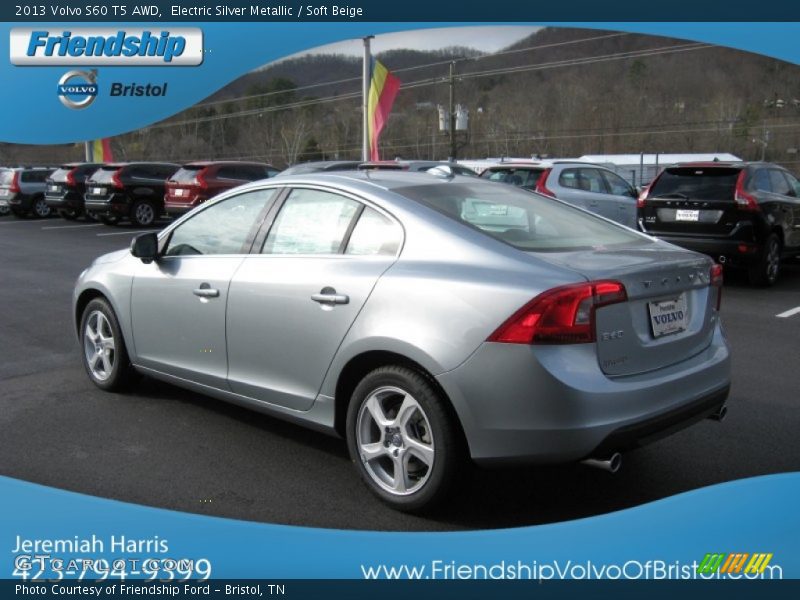 Electric Silver Metallic / Soft Beige 2013 Volvo S60 T5 AWD