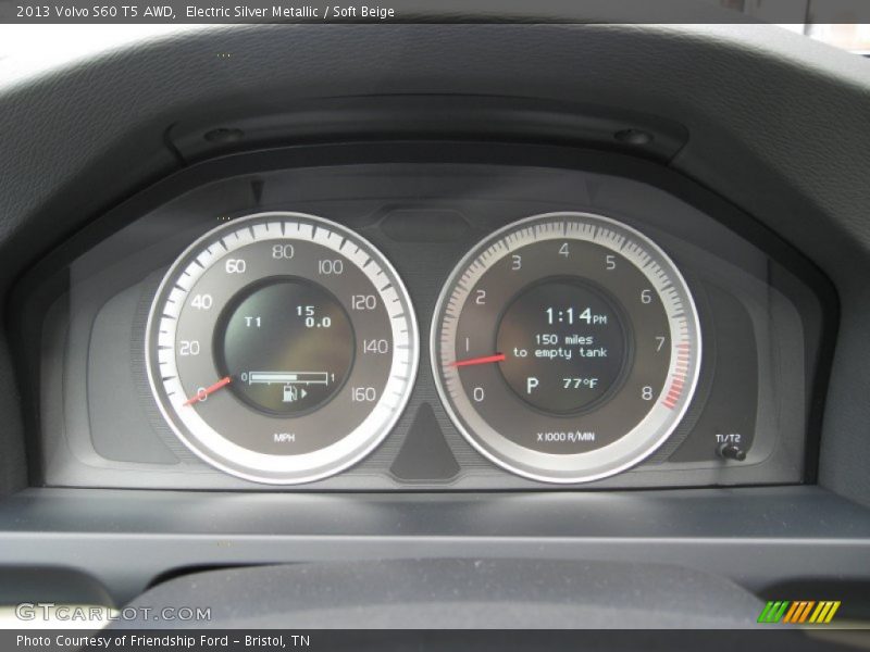  2013 S60 T5 AWD T5 AWD Gauges