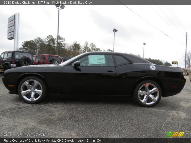 Pitch Black / Dark Slate Gray 2013 Dodge Challenger SXT Plus