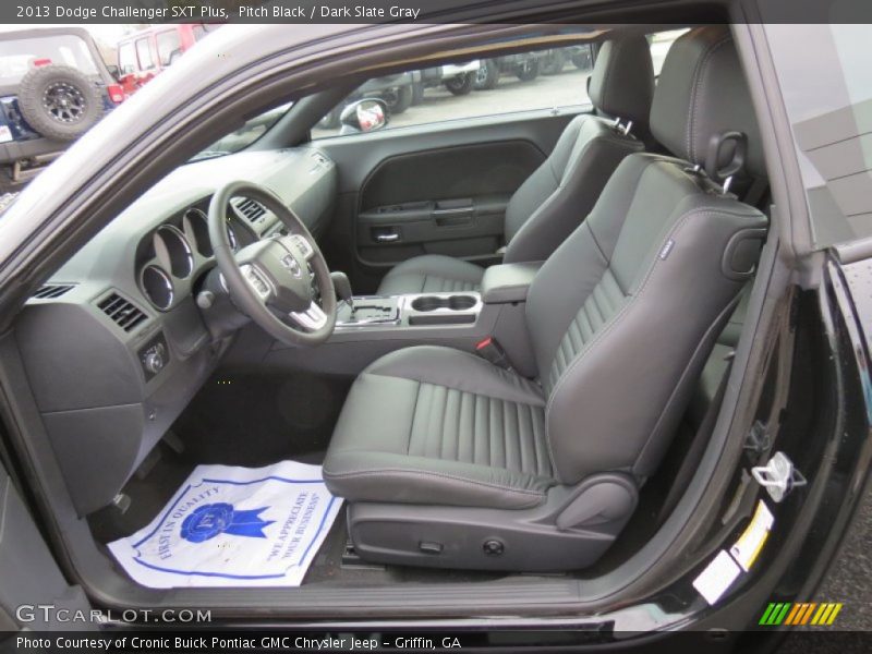 Pitch Black / Dark Slate Gray 2013 Dodge Challenger SXT Plus