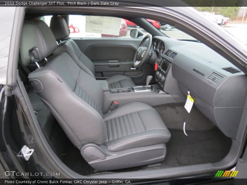 Pitch Black / Dark Slate Gray 2013 Dodge Challenger SXT Plus