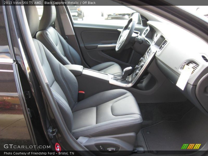  2013 S60 T5 AWD Off Black Interior