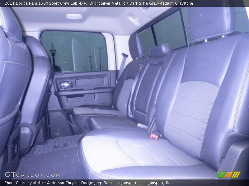 Bright Silver Metallic / Dark Slate Gray/Medium Graystone 2011 Dodge Ram 1500 Sport Crew Cab 4x4