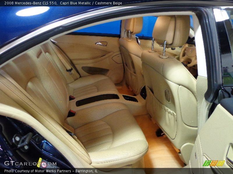 Capri Blue Metallic / Cashmere Beige 2008 Mercedes-Benz CLS 550