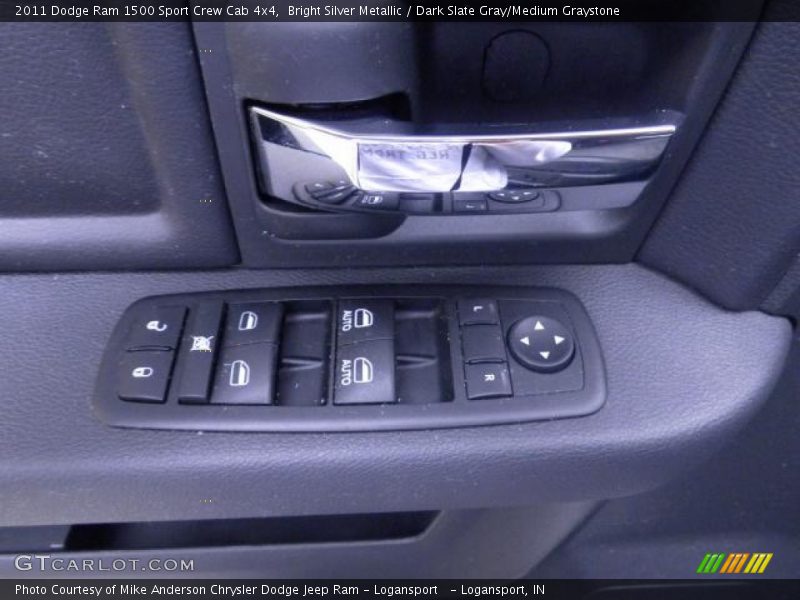Bright Silver Metallic / Dark Slate Gray/Medium Graystone 2011 Dodge Ram 1500 Sport Crew Cab 4x4