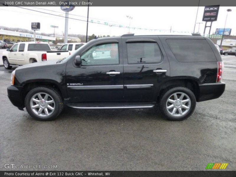 Onyx Black / Ebony 2008 GMC Yukon Denali AWD