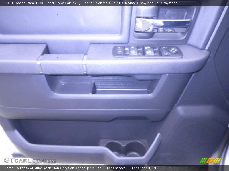 Bright Silver Metallic / Dark Slate Gray/Medium Graystone 2011 Dodge Ram 1500 Sport Crew Cab 4x4