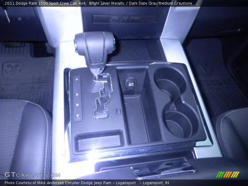 Bright Silver Metallic / Dark Slate Gray/Medium Graystone 2011 Dodge Ram 1500 Sport Crew Cab 4x4