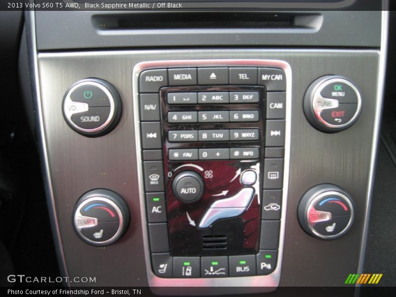 Controls of 2013 S60 T5 AWD