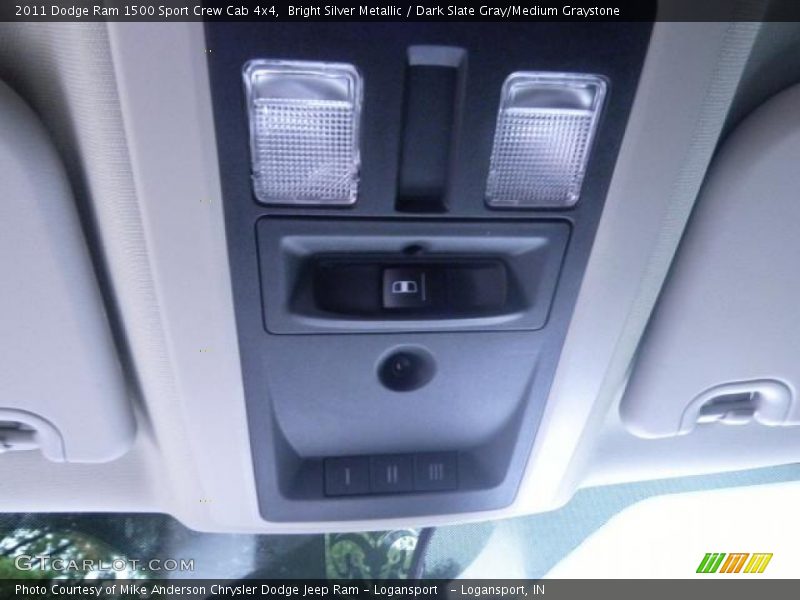 Bright Silver Metallic / Dark Slate Gray/Medium Graystone 2011 Dodge Ram 1500 Sport Crew Cab 4x4