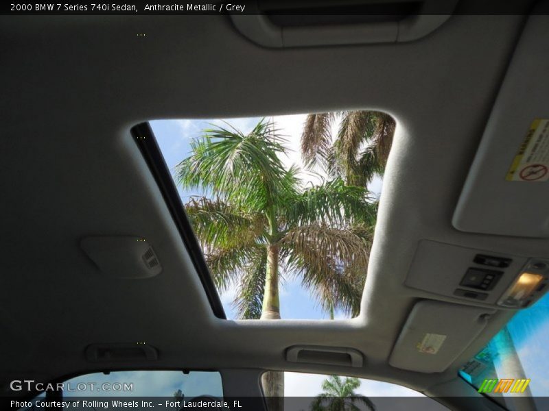 Anthracite Metallic / Grey 2000 BMW 7 Series 740i Sedan