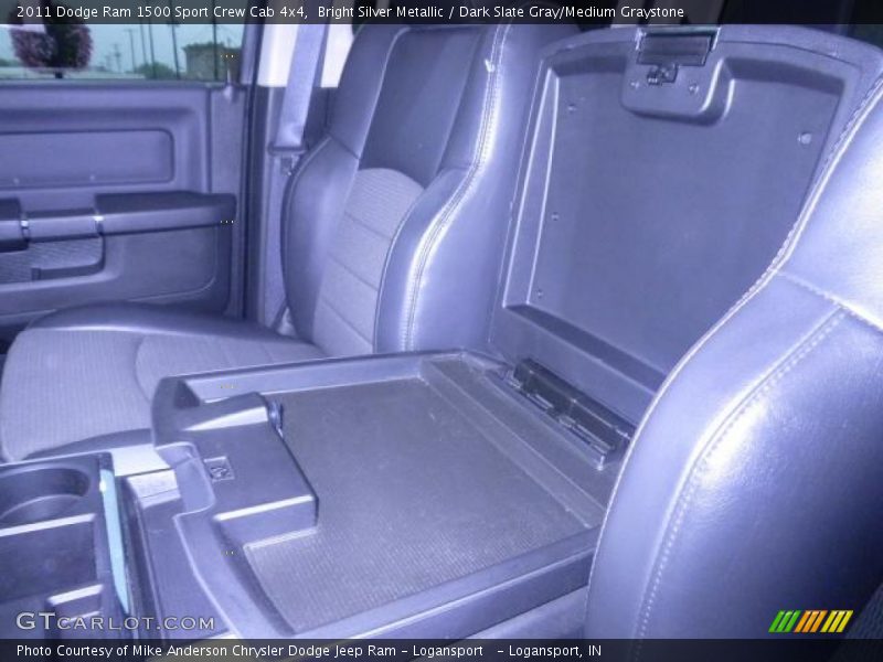 Bright Silver Metallic / Dark Slate Gray/Medium Graystone 2011 Dodge Ram 1500 Sport Crew Cab 4x4