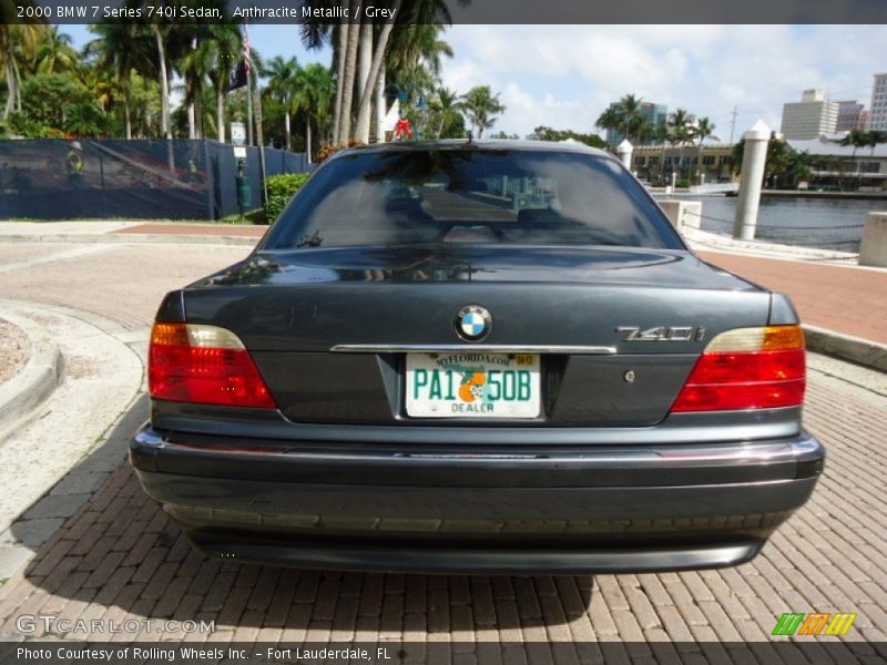 Anthracite Metallic / Grey 2000 BMW 7 Series 740i Sedan
