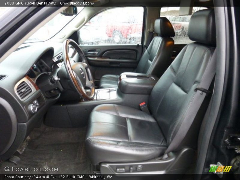 Onyx Black / Ebony 2008 GMC Yukon Denali AWD