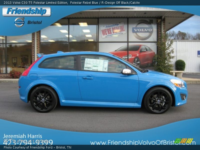 Polestar Rebel Blue / R-Design Off Black/Calcite 2013 Volvo C30 T5 Polestar Limited Edition