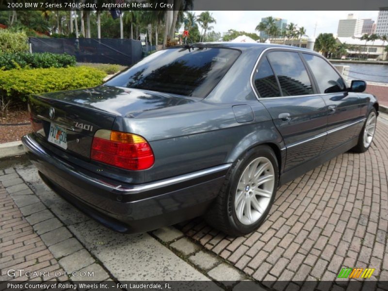 Anthracite Metallic / Grey 2000 BMW 7 Series 740i Sedan