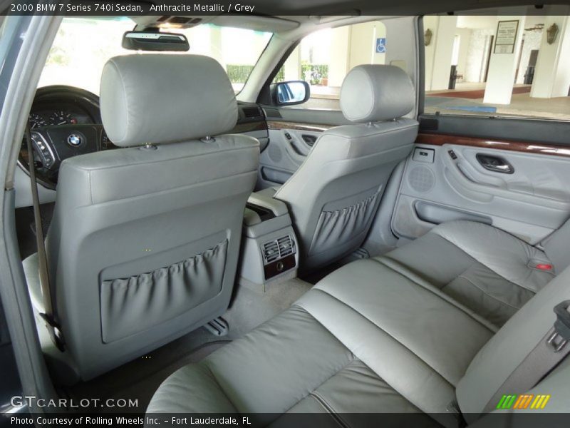  2000 7 Series 740i Sedan Grey Interior