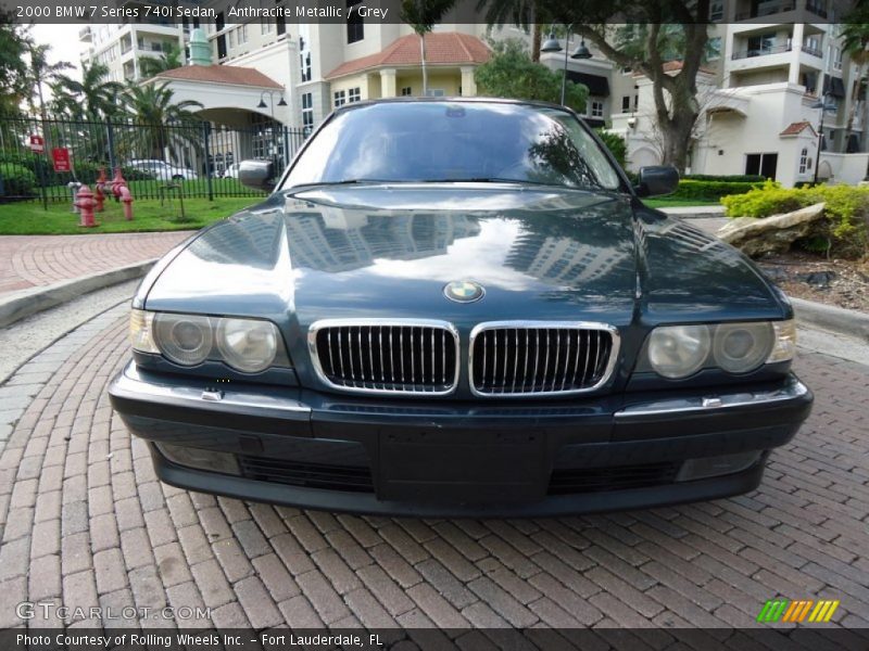 Anthracite Metallic / Grey 2000 BMW 7 Series 740i Sedan