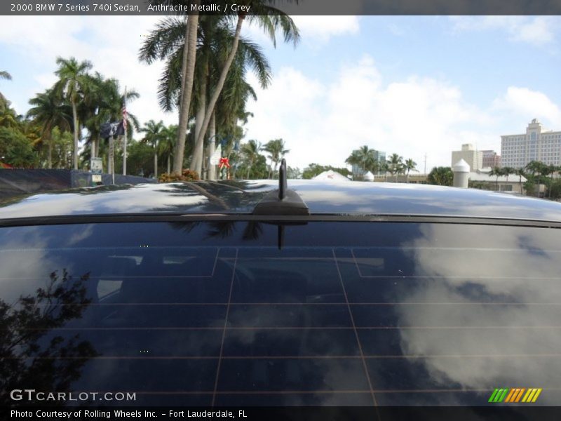 Anthracite Metallic / Grey 2000 BMW 7 Series 740i Sedan