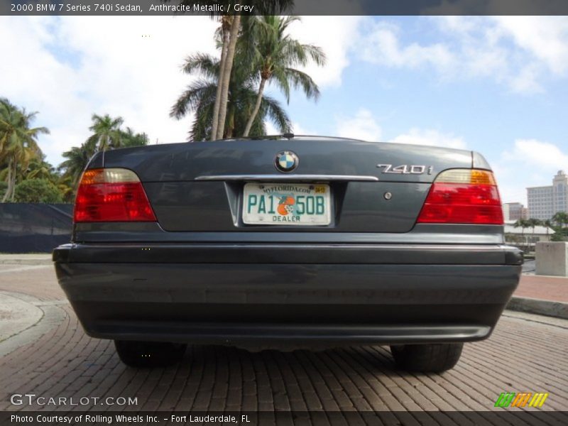 Anthracite Metallic / Grey 2000 BMW 7 Series 740i Sedan